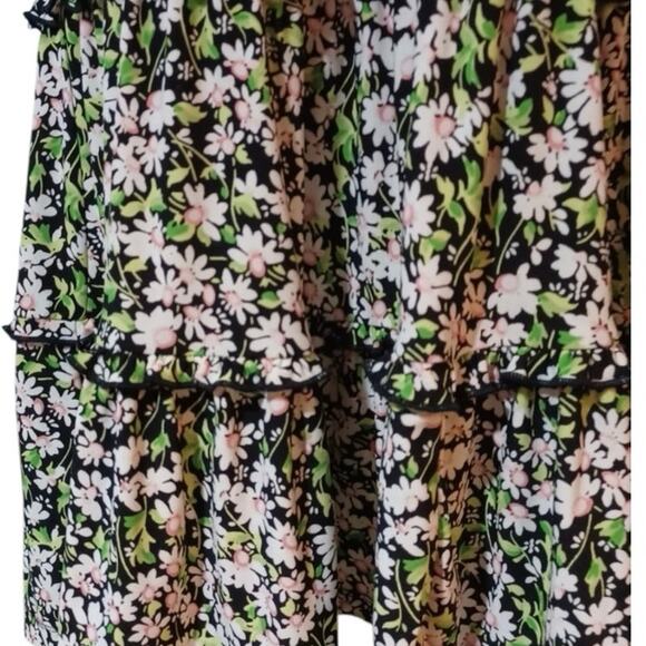 Tommy Hilfiger Floral Multi-Color Tiered Shift Dress Size 6 Womens Sleeveless - Picture 4 of 13